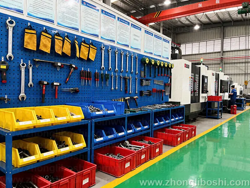 精密机械加工车间-数控车床阵列实拍图