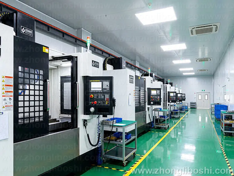 精密机械加工车间-数控车床阵列实拍图