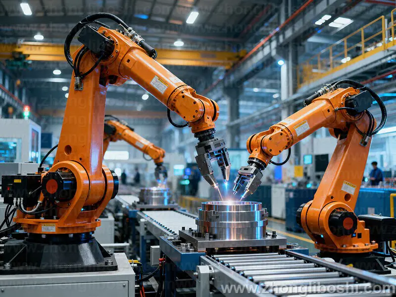 精密机械加工车间-数控车床阵列实拍图