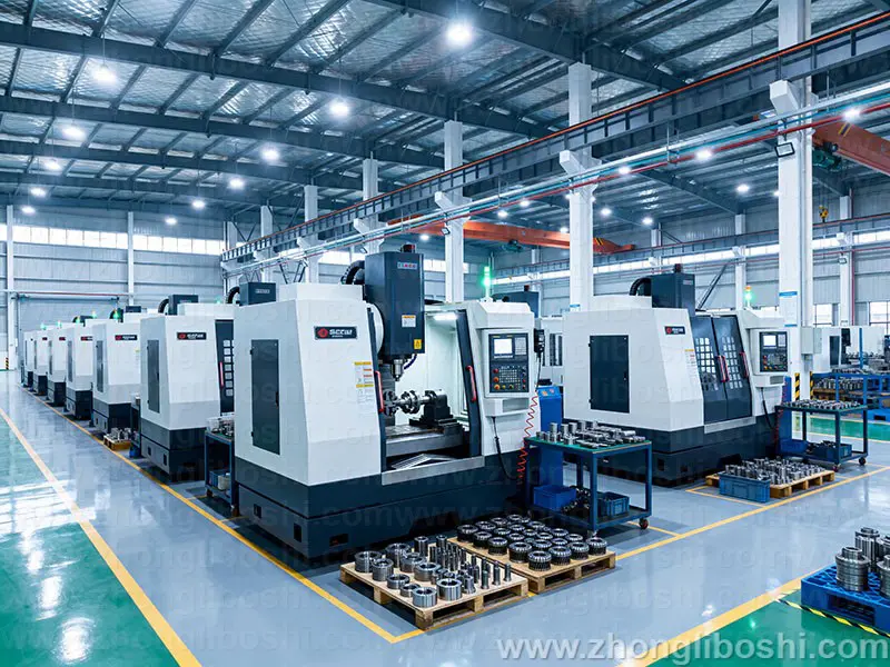 精密机械加工车间-数控车床阵列实拍图