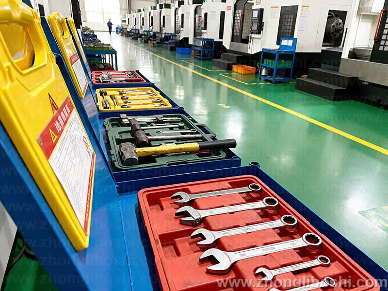 精密机械加工车间图-数控车床阵列实拍图