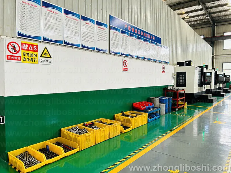 精密机械加工车间-数控车床阵列实拍图