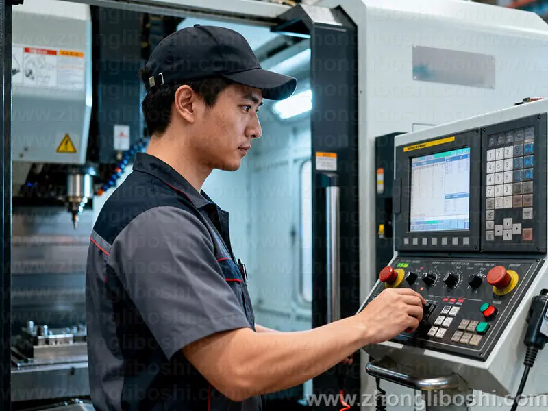 精密机械加工车间-数控车床阵列实拍图