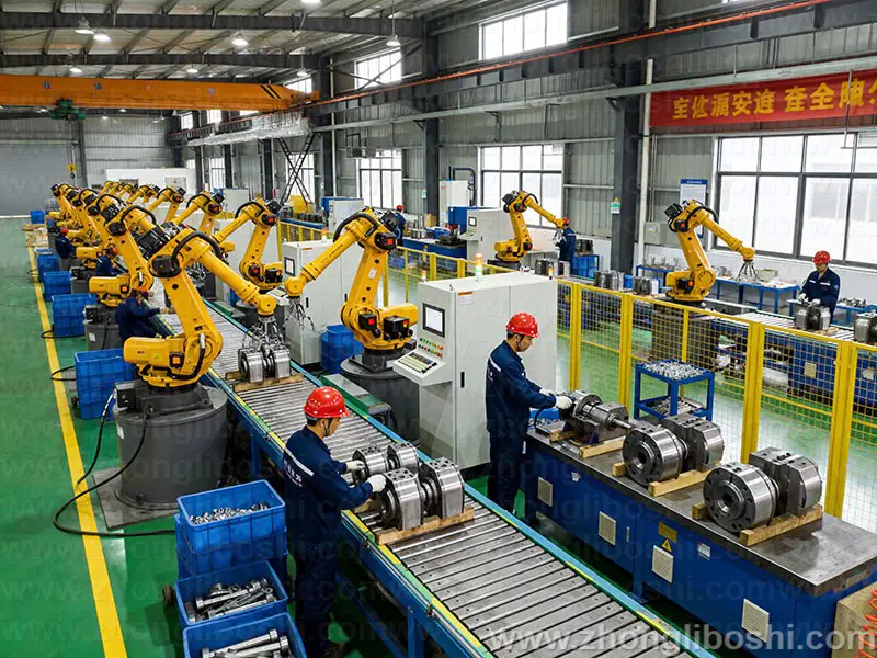 精密机械加工车间-数控车床阵列实拍图