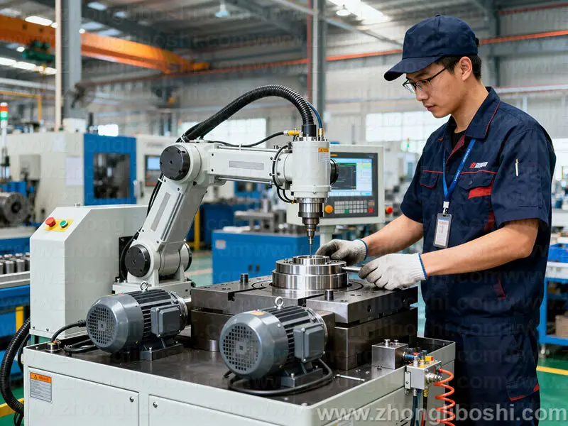 精密机械加工车间-数控车床阵列实拍图