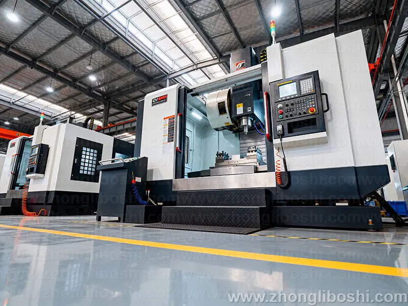 精密机械加工车间-数控车床阵列实拍图