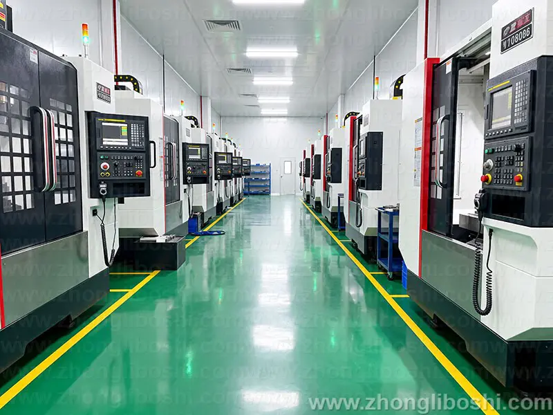 精密机械加工车间-数控车床阵列实拍图
