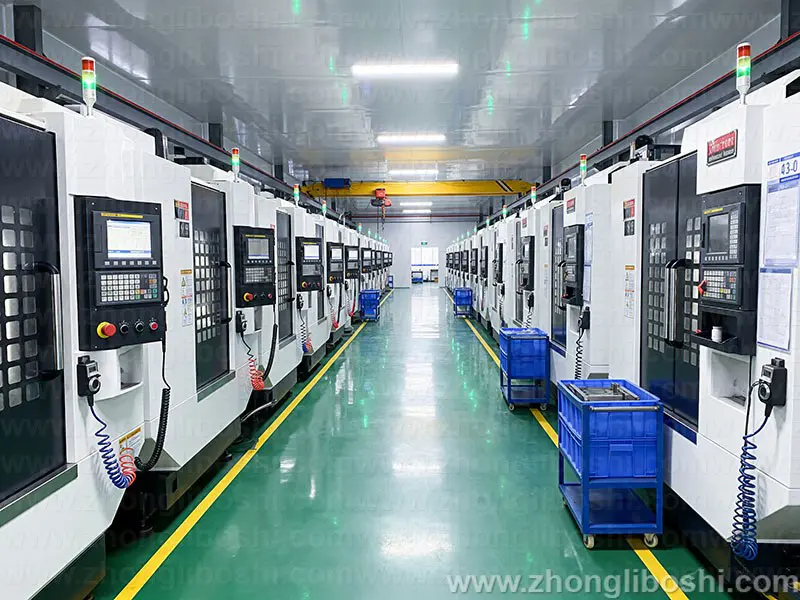 精密机械加工车间-数控车床阵列实拍图