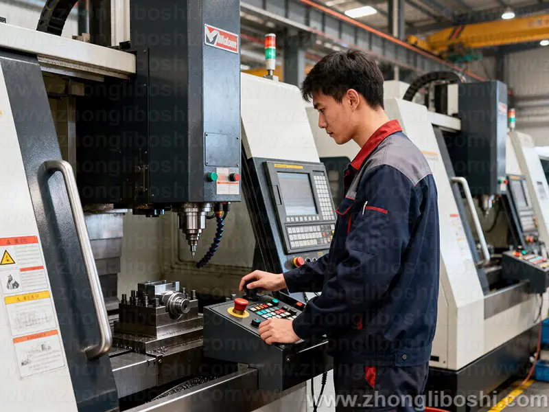 精密机械加工车间-数控车床阵列实拍图