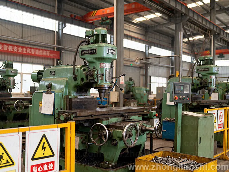 精密机械加工车间-数控车床阵列实拍图