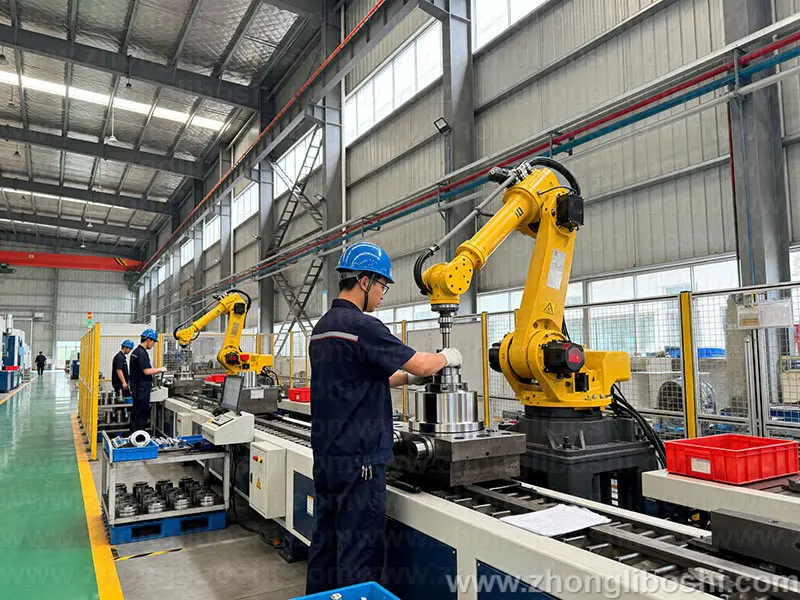 精密机械加工车间-数控车床阵列实拍图