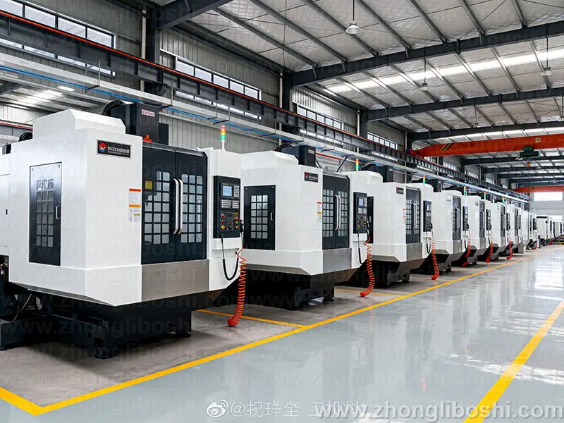精密机械加工车间-数控车床阵列实拍图