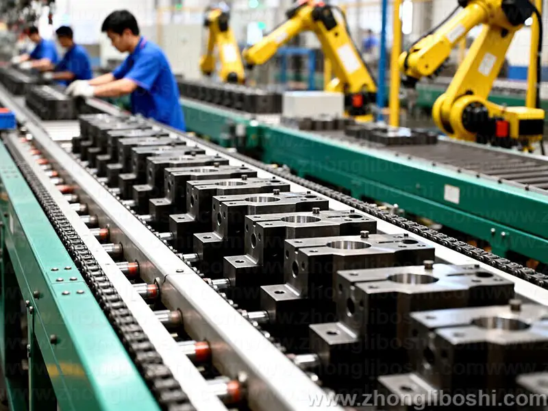 精密机械加工车间-数控车床阵列实拍图