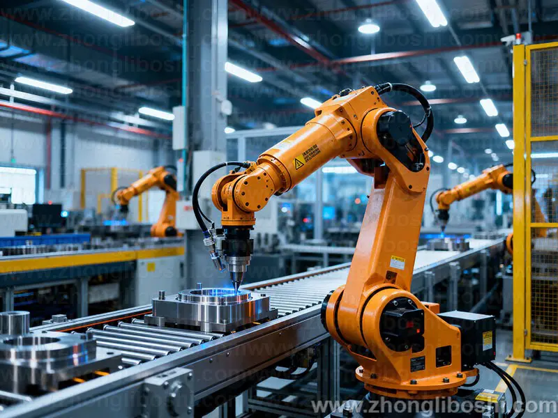 精密机械加工车间-数控车床阵列实拍图