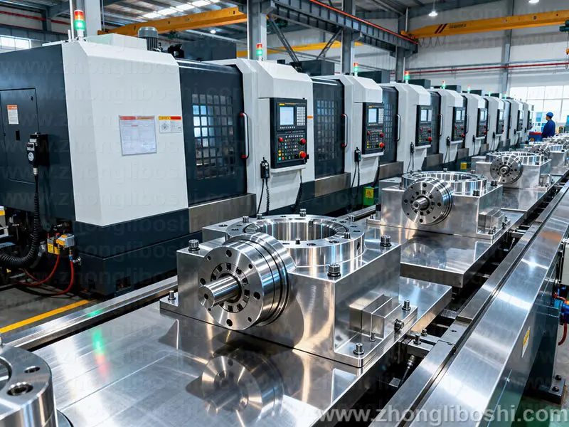 精密机械加工车间-数控车床阵列实拍图