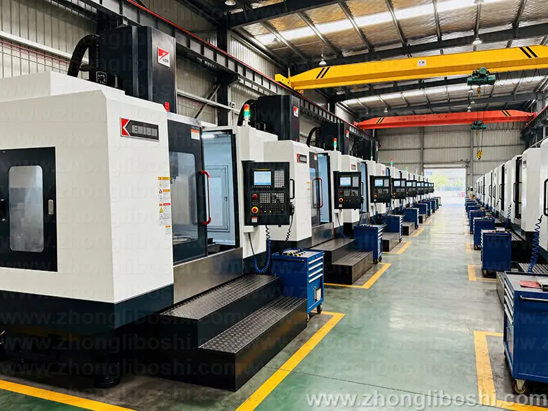 精密机械加工车间-数控车床阵列实拍图