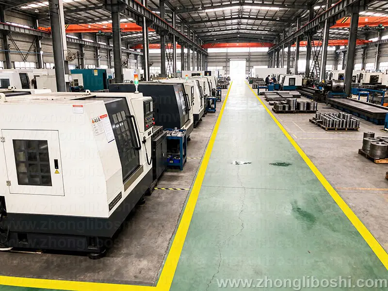 精密机械加工车间-数控车床阵列实拍图